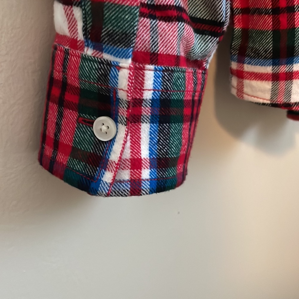 Lands’ End flannel shirt - Picture 3 of 6